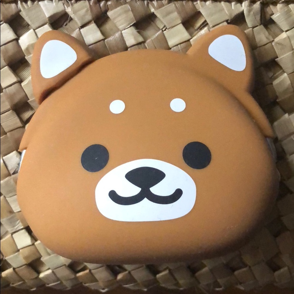 P+G Design - mimi Pochi Silicon Coin Purse (Shiba)